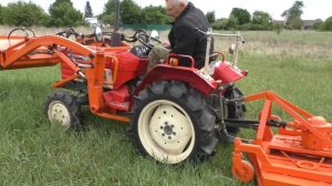 Роторная самодельная косилка к минитрактору / обзор / 3