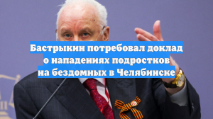 Бастрыкин потребовал доклад о нападениях подростков на бездомных в Челябинске