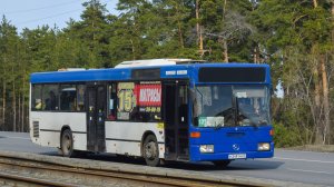 Автобус Mercedes-Benz O405N2(Р 249 ТМ 22)Покатушки по Барнаулу/Ride on the Mercedes-Benz O405N2 bus