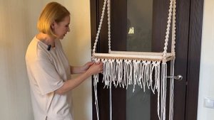 Гамак для кошек | Макраме панно или полка | Мастер-клас?