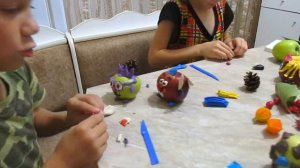 Осень - время поделок | Яблоки и пластилин