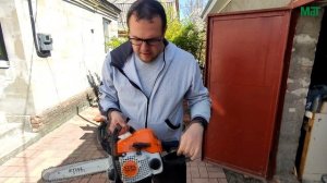 Как правильно запускать бензопилу.