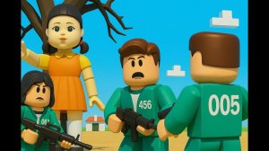 тутор как не надо делать. Игра в Кальмара РОБЛОКС