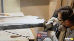 Консольный стол из эпоксидной смолы и спилов пня своими руками | DIY Мебель