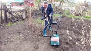 Мототяпка (бензиновый культиватор): первый раз тестир?