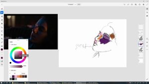 Watercolor Speedpaint in Adobe Fresco