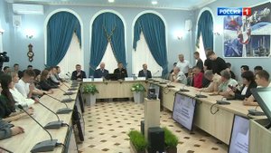 Олимпийский чемпион по хоккею Александр Кожевников встретился с пензенскими студентами //Россия 1.