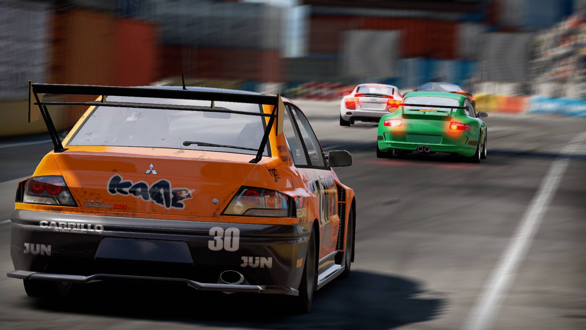 Lancer Evolution IX MR-Edition. Tokio Dockside