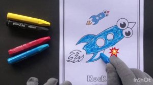Ракеты - Раскраска Ракета - 🚀 Coloring Rocket 🚀 - как нарисов?