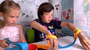 Очень крутой трюк c бумагой. 2 кольца= квадрат. Удивите ?