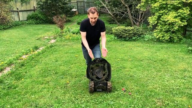 Как снять нож с робота газонокосилки Robomow RC или RS без с? смотреть онлайн