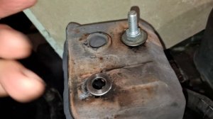 снегоуборщик HUTER 4100, ремонт глушителя, часть 1 я