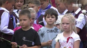 Митинг, посвященный окончанию Второй мировой войны