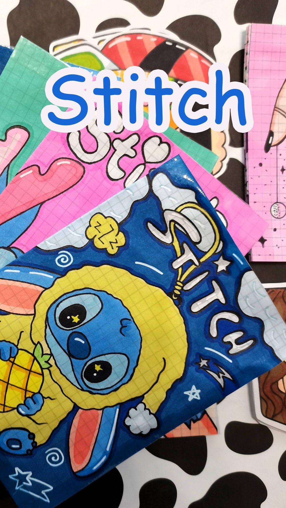 Стич-Лабубу🐾Распаковка бумажных сюрпризов🎁Полное видео уже на канале🌸 смотреть онлайн