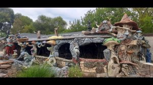 Беседка на даче зона барбекю из арт бетона мастер Коля Меленчук.