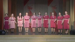 Старший ансамбль,образцовый коллектив студии академического вокала "Вдохновение" -Комара муха любила