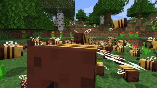 Пчеловод заставил пчел вылететь из улья, чтобы отведа? смотреть онлайн