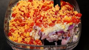 Праздничный Салат Нежный за 10 минут. Самый вкусный Салат, что я когда-либо ел!