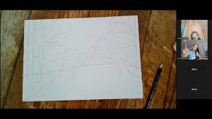 ОСЕННИЙ ПЕЙЗАЖ.10сентября.25г.ЗАПИСЬ ОНЛАЙН УРОКА