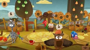 Игра бумажки и их бумажный огород. Собираем урожай из ?