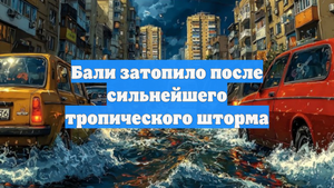 Бали затопило после сильнейшего тропического шторма