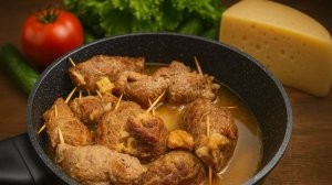 Говядина по-гусарски: рецепт сытного и безумно вкусного ужина всего за 30 минут.