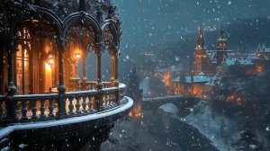 Frosted Reveries: Dark Academia Music with Longing in a Snowy