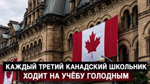 Каждый третий канадский школьник ходит на учёбу голодным