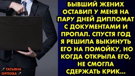 Бывший жених оставил у меня на пару дней дипломат с документами и пропал. Спустя год я решила...