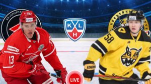 ХОККЕЙ ЧЕМПИОНАТ КХЛ.  СПАРТАК - СЕВЕРСТАЛЬ.  ПРЯМАЯ ТРАНСЛЯЦИЯ