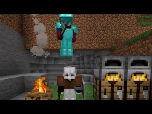 Майнкрафт Спидранер VS Летающий Охотник (MANHUNT)