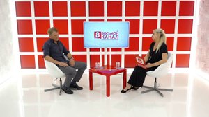 Интервью на «8 канале». Галина Орлова, Андрей Пашнин.