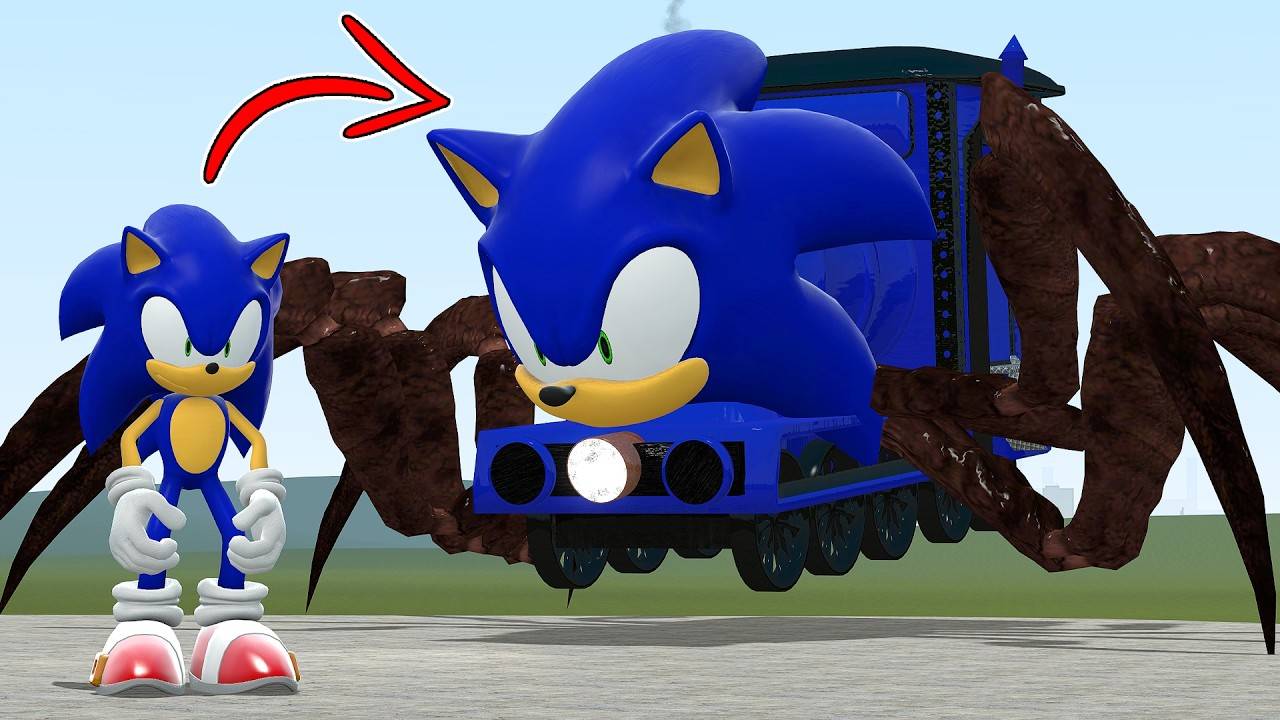 Я нашел нового монстра соника Чарльза в garrys mod! смотреть онлайн