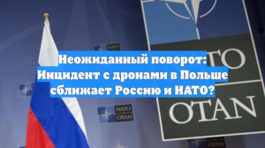 Неожиданный поворот: Инцидент с дронами в Польше сближает Россию и НАТО?