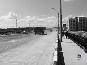 1980 год, 11 августа. Тюмень. Новый путепровод через улицу Республики открыт.