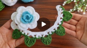 Роза крючком #вязаниекрючком #всевжизнисвязано