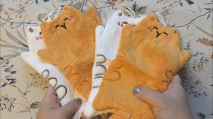 кухонные полотенца котики