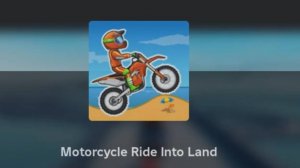 Поездка на мотоцикле в землю  #ROBLOX