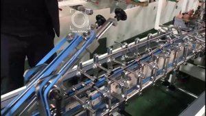 Фальцевально склеивающая линия ZH-800A с префолдингом. Работа на узких коробках