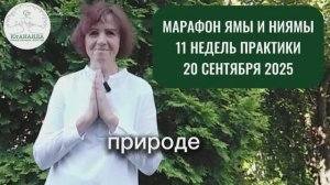 ОНЛАЙН-МАРАФОН ПО ЯМАМ И НИЯМАМ | СТАРТ 20 СЕНТЯБРЯ 2025