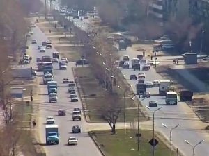 1994 год, май. Тюмень с Дома печати.