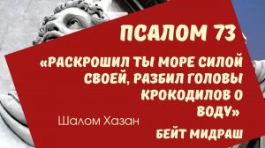 Книга Теилим 73 глава