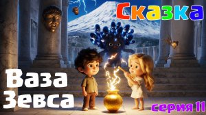 Ваза Зевса — сказка на ночь про Древнюю Грецию, богов и приключения для детей 5+