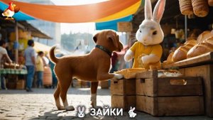 Зая и Зайчата 🐰🐇🐇 Веселые истории из жизни семейства зайчиков (51)
