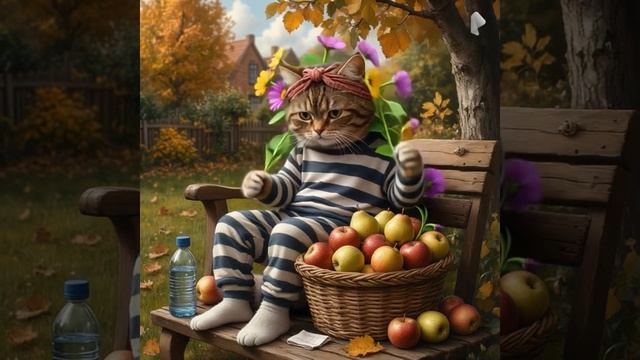 Кот и цветы смотреть онлайн