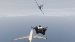 Подрезал боинг(GTA 5)