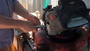 Двигатель Briggs&Stratton не выдержал и пяти лет! Самоходная ?