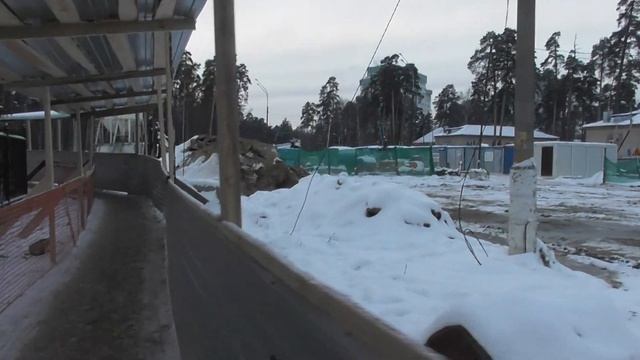 Жуковский. Строительство развязки на площади Громова
