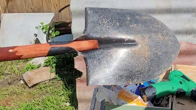 Как насадить черенок и ручку на лопату Лопата америка смотреть онлайн