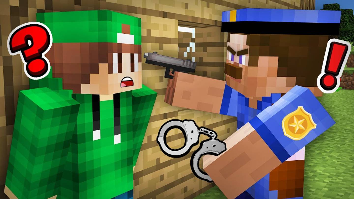 ЭТОТ ПОЛИЦЕЙСКИЙ ОБМАНУЛ МЕНЯ В МАЙНКРАФТ   Риколит Minecraft